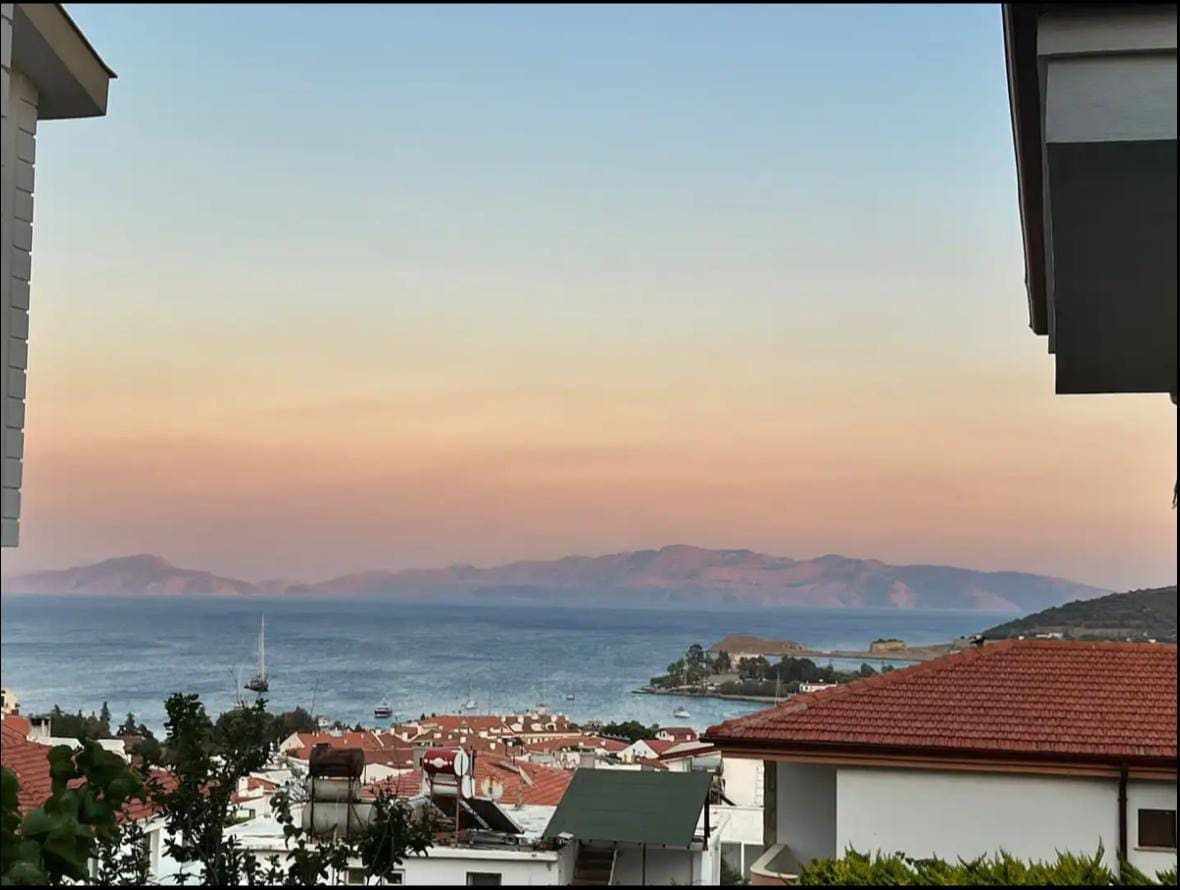 Tuna Tatil Evleri'nden Datça deniz manzarası